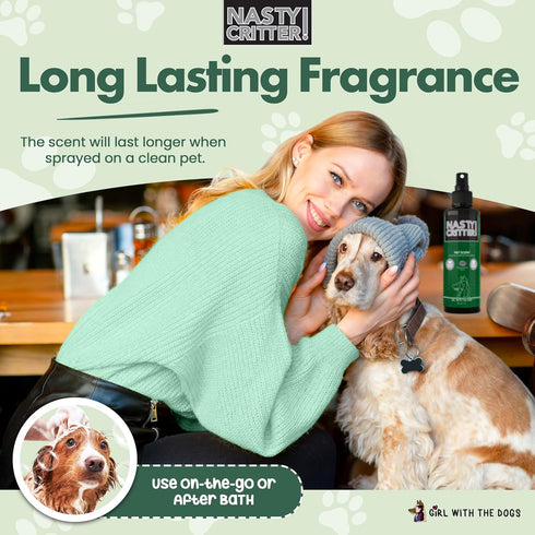 Nasty Critter! Pet Scent - 8 Oz - Made in USA for Cats and Dogs