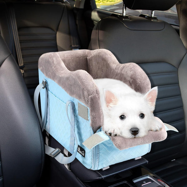 SlowTon Console Dog Car Seat - Portable Center Dog Car Seat for