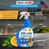 32 oz Pet Odor and Stain Eliminator - ACTIVE Enzyme Cleaner for Dog & Cat Urine, Stain Remover Spray for Carpet