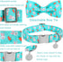 Easter Dog Collar with Bow Tie, Cotton Carrot Design for X-Large Dogs, Cute Pet Collar with Metal Buckle