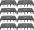 POPETPOP 20pc Fish Tank Bottom Filter Plate - Sand Gravel Filter Board PVC Splicing Clapboard (Black)