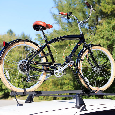 HESTYA 12 Pieces Adjustable Bike Rack Straps, 26 Inches Cinch Straps for Transporting Bicycles
