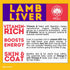 HOLI Lamb Liver Dog Food Topper, Human-Grade, Freeze Dried, Grain Free, 2 oz