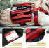 OneTigris Service Dog Vest Harness, Red, Large, Molle Backpack with Pouches for Medium & Large Dogs