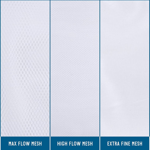 Media Bags for Aquarium, 10 PCS Extra Fine Mesh Reusable Nylon Net Filter Bags with Plastic Zipper, 7.9 x 5.5 Inch