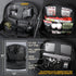 WYNEX Tactical Molle Admin Pouch, Utility EDC Organizer, Double Layer Design Medical EMT Attachment Bag