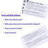 Dog Groomer Matted Fur and Brushing Care Cards (100 pack, 3.5" X 2") for Hematomas, Mats, Combing