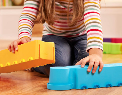 Colorful Interlocking Balance Beams for Kids - Enhance Motor Skills
