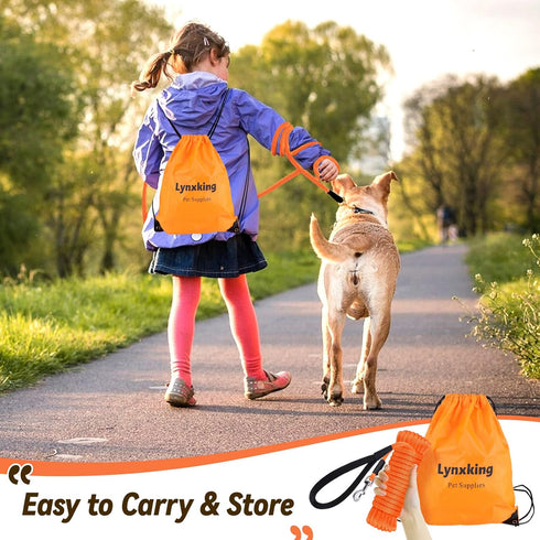 lynxking Long Check Cord Dog Leash, Heavy Duty Training Tracking Line for Small Medium Large Dogs, 10ft 15ft 30ft 50ft