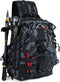 Night Cat Fishing Tackle Backpack, Fly Fishing Sling Bag with Rod Holder and Storage