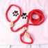 POPETPOP Nylon Dog Slip Training Leash Collar Rope for Pets, Red