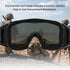 xaegistac Tactical Airsoft Goggles - Anti-Fog Military Ballistic Safety Glasses