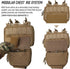WYNEX Tactical Mag Admin Pouch, Molle Utility Tool Pouch with Triple Stacker Magazine Holder for M4 M16, Medical EMT