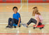 hand2mind Blue Indoor Scooter Board with Handles, Sit Down Floor Scooter, Gym Activities for Kids, Indoor Sport Recess