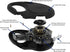 TUG Oval 360° Tangle-Free Retractable Dog Leash with Integrated Waste Bag Dispenser (Small, Black)
