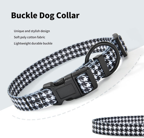 Mile High Life Dog Collar, Nylon Puppy Collars with Cute Patterns, Lightweight Girl Boy Collar for Small Medium Large
