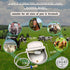 boajf 2 (1 Automatic Dog Water Dispenser with Drain Hole & Drain Valve, Stainless Steel Auto Dog Water Bowl with Float