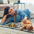 6 inch Cat Bowls for Food and Water - Unbreakable Wheat Straw Dishes, 8 Pcs