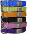 Padded Adjustable Nylon Dog Collar with Buckle, Available in Colors