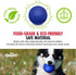 Tuff Pupper SuperChewy Tough Dog Ball Toy, Strong Natural Rubber Fetch Toy for Aggressive Chewers