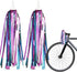 Rainbow Bike Streamers, Colorful Handlebar Tassels for Bicycle Ornaments