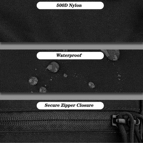Tactical GP Pouch, Molle General Purpose Storage Bag for Duty Belt and Vest