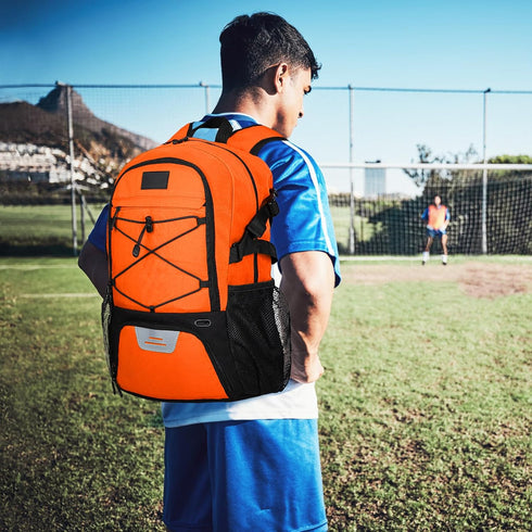 Goloni Soccer Backpack - Basketball Backpack with Ball & Shoe Compartment