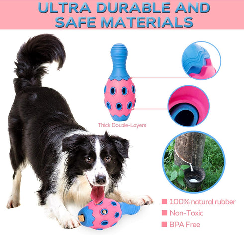 Tough Dog Chew Toys for Aggressive Chewers, Interactive Puzzle Toy, Anxiety Relief Teething Toy