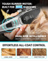 OCPEET 4 1 Trimmer 2 Speed,6 Dog Grooming Kit Low NoiseCordless in Dog Clippers for Grooming Rechargeable Pet Cat Hair