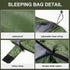 Tudomro 2 Pcs Camping Sleeping Bag for Adults, Lightweight Packable Waterproof Gear for Spring Summer Fall