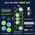 11 13 ~2cm), YOBBAI Magnetic Coral Frag Rack for Reef Tank, Saltwater Aquarium Frag Holder with Slots & Frag Plugs