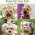 Yxiang 100PCS Dog Bows, Cute Yorkie Puppy Bows with Rubber Band, Pet Grooming Bows for Small Dogs - 50 Pairs
