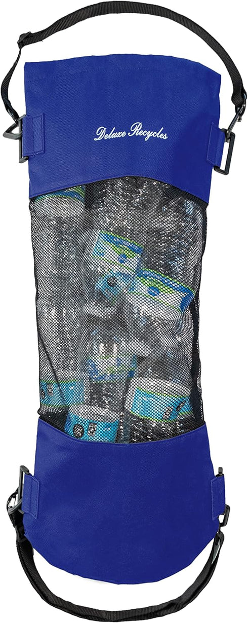 Portable Mesh Trash Bag for Boat - Washable Leakproof Outdoor Garbage Bags