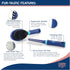 Good Scout 2-Piece Deshedding Tool Set with Cat & Dog Comb for Grooming/Matting & Bristle Brush