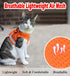 Cat Harnesses and Puppy Harness with Leashes Set, Adjustable Reflective Soft Mesh Vest for Outdoor Use, Escape Proof