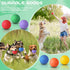 12 Pieces Colorful Rubber Dog Balls Tennis Balls for Fetch Training, 2.4 Inch Interactive Bounce and Floatable