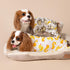 Fitwarm Monkey Dog Pajamas, Cute Pet Onesie Clothing for Small Dogs, 100% Breathable Cotton, Brown, XL