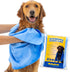 Large Shammy Dog Towels for Drying - 34" x 26" - Quick-Dry Technology, Ultra Absorbent, Easy to Wring Out - 1 Pack