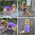 Dog Clothing Blank T-Shirt Tanks Top Vests for Small Medium Large Dogs, 100% Cotton Summer Vest (M, Purple)