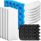 Threlaco 18 Pcs Compatible with Fluval 206/207 Aquarium Filters Sponge Set, Including