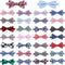Segarty 30 PCS Dog Bowties with Adjustable Collar, Bulk Puppy Bow Ties for Small Medium Pets, Christmas Valentine