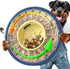KADTC 5-60 Min Adjustable Slow Feeder Bowl for Fast Eaters, Spinning Dog