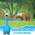 Hungdao 1 Pcs Horse Toys, Latex Squeaky Chicken Squeak Balls for Horses (Blue)