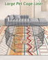 91" 63" Chinchillas BNOSDM Extra Large Cage Liners for Rabbits X Washable Rabbit Pad Large Bunny Mat Anti Slip Rug