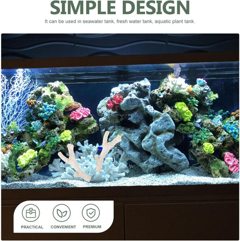 Aquarium Filtration Stones, Bag of Coral Bone Filtration Media for Fish Tank Decorative Gravel