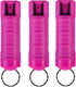 Police Magnum Keychain Pepper Spray, 3 Pack Tactical Self Defense with Belt Clip Holder for Women & Men