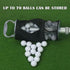 HOW TRUE Golf Ball Shag Bag with Detachable Aluminum Alloy Tube, Holds up to 70 Balls