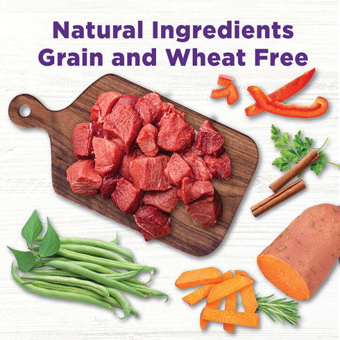 Wellness Bowl Boosters Hearty Toppers, Beef & Green Beans Recipe in Savory Bone Broth, 5.5 oz Pouch, Pack of 12
