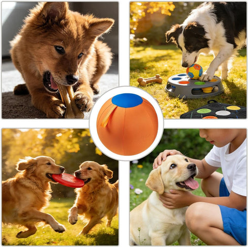 Generic 45cm Durable Dog Balls for Aggressive Chewers - Giant Herding Tear-Resistant Inflatable Pet Toy | Dog Toy Ball