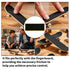 Sinbana 60pcs 11x3.8cm/4.33x1.5in Fingerboard Grip Tapes, Strong Adhesive Anti Slip Stickers PET Backing Foam Tape